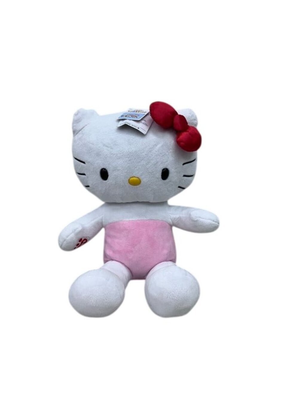 Build A Bear Workshop Sanrio Red Bow Hello Kitty Plush Toy Stuffie NO OUTFIT